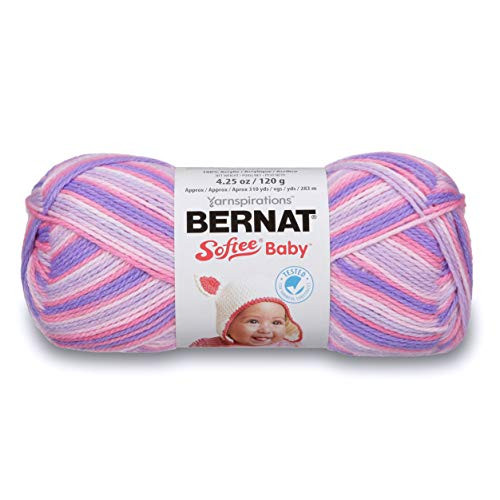 Bernat Softee Baby Yarn Ombre 4_25 oz Gauge 3 Light Spring Flowers Varg