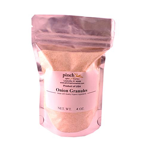 Pinch Spice Market-USA Grown Onion Granules-Highest Quality Organic