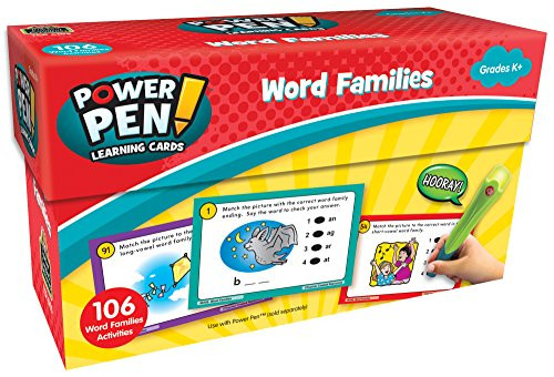 Teacher Created Resources Power Pen Learning Cards: Word Families