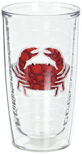 TERVIS Tumbler, 16-Ounce, "Red Crab"