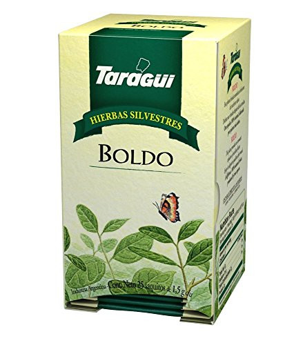 Taragui Yerba Mate Boldo 25 Tea Bags 2 Pack