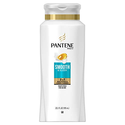 Pantene Pro-V Smooth  and  Sleek 2 In 1 Shampoo  and  Conditioner 20_1 Fl Oz 20_100000000000001 Fl Oz