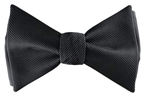 Formal Bow Ties for Men - Self Tie Mens Bowtie Tuxedo Wedding Bow Tie Bowties Black