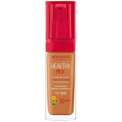 Bourjois Healthy Mix Anti-Fatigue Medium coverage Liquid Foundation 6 Dark Amber 30ml