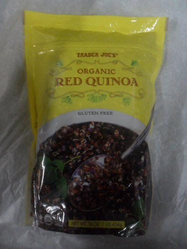 Trader Joes Organic Red Quinoa - 16 oz_ - Gluten Free Vegetarian Vegan