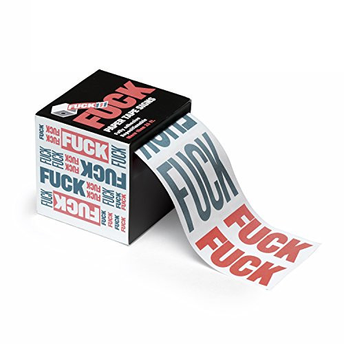 Knock Knock FCK Sticky Roll Sign 2_5 12726