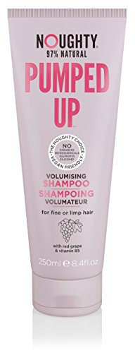 Noughty Pumped Up Volumizing Shampoo for Fine Thin and Lifeless Hair Vegan-Friendly Sulphate Free Shampoo for Body and Volume 97% Natural 250 ml  8_4 fl oz
