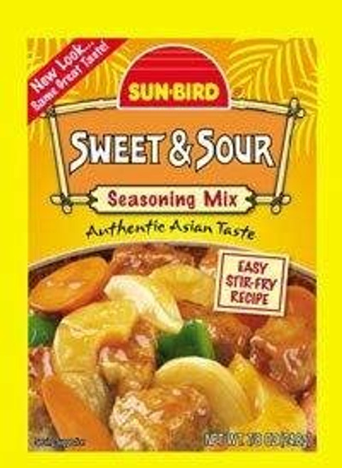 Sunbird Seasoning Mix Sweet Sour 0_87oz 4 Packs Sunbird Seasoning Mix Sweet Sour 0_87oz 4 Packs