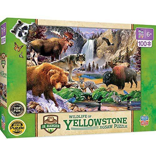 MasterPieces National Parks 100 Right Fit Puzzles Collection - Yellowstone National Park 100 Piece Jigsaw Puzzle MasterPieces National Parks 100 Right Fit Puzzles Collection - Yellowstone National Park 100 Piece Jigsaw Puzzle
