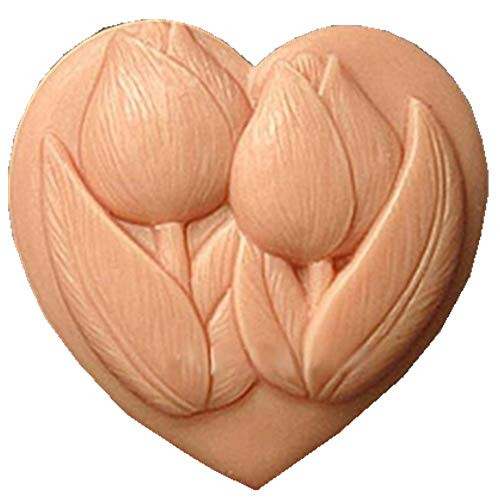 GreatMold Tulip Flower DIY Craft Art Handmade Soap Making Molds Heart Shaped Flexible Soap Mold Silicone Soap Mould Soap GreatMold Tulip Flower DIY Craft Art Handmade Soap Making Molds Heart Shaped Flexible Soap Mold Silicone Soap Mould Soap