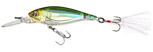 Yo-Zuri 3DB Shad Suspending Lure Pearl Chartreuse Lime 2-34-Inch
