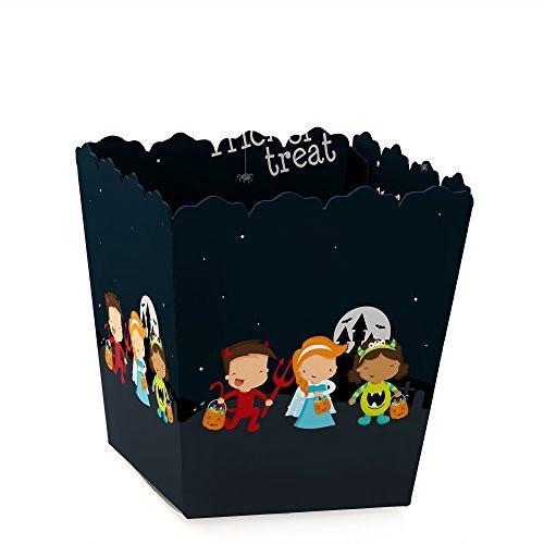 Big Dot of Happiness Trick or Treat - Party Mini Favor Boxes - Halloween Party Treat Candy Boxes - Set of 12