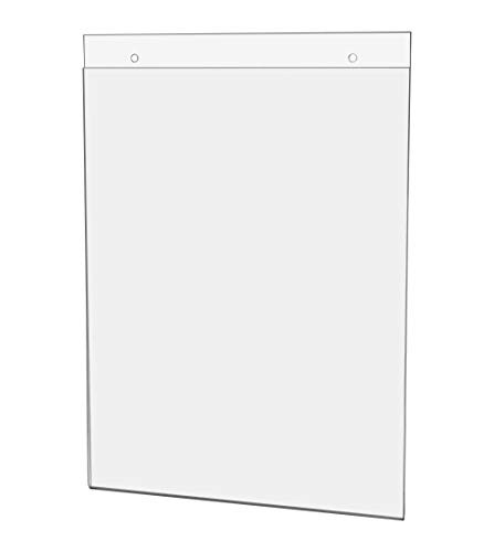 Marketing Holders Acrylic Sign Holders Vertical 8_5w x 11h Vertical Advertisement Display Frame Counter Desk or Table