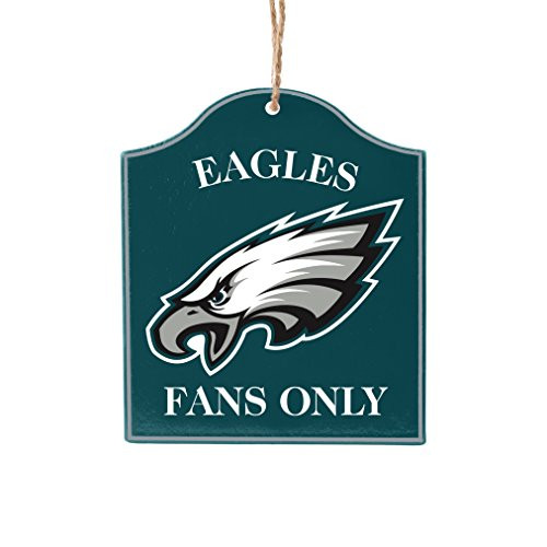 Boelter Brands NFL Philadelphia Eagles Wooden Fan Sign Ornament Boelter Brands NFL Philadelphia Eagles Wooden Fan Sign Ornament
