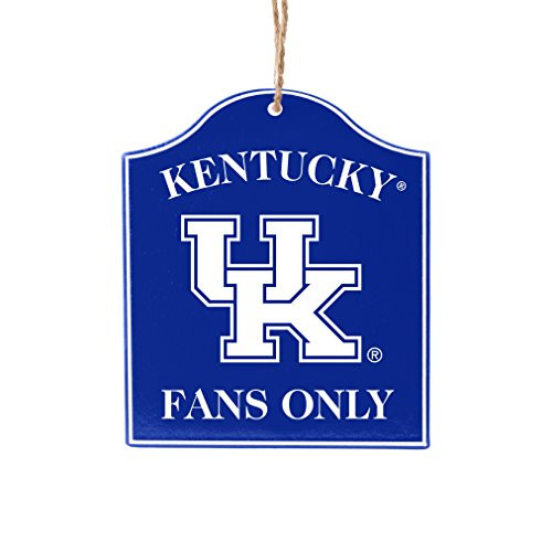 NCAA Kentucky Wildcats Wooden Fan Sign Ornament