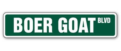 SignJoker BOER GOAT Street Sign goats farm farmer signs gift Wall Plaque Decoration