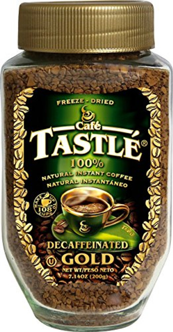 Cafe Tastle Decaffeinated Freeze Dried Instant Coffee, 7.14 Ounce