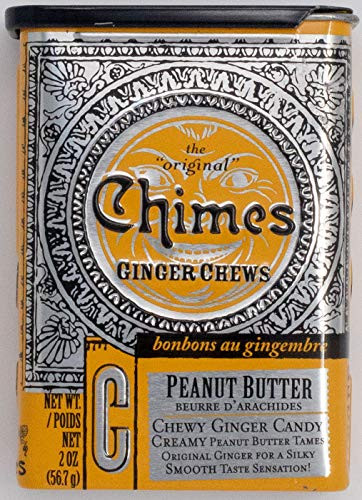 Chimes Peanut Butter Ginger Chews 2 Ounce Pack of 1