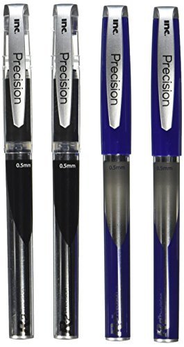 I-N-C R-2 Precision 0_5 Roller Ball Pen 2 Blue2 Black