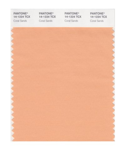 PANTONE Smart 14-1224X Color Swatch Card Coral Sands