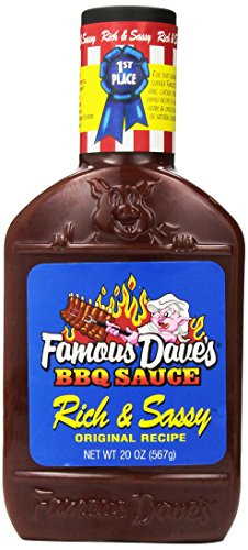 Famous Daves Rich and Sassy Bib Sauce 20 oz