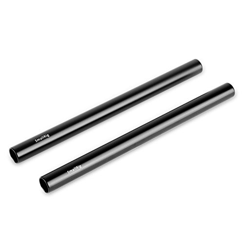 SmallRig 15mm Camera Rods (8 Inch) for 15mm Rail Rod Support System, 15mm Rod Clamps, 15mm Offset, 15mm Matte Box, 15mm Follow Focus - 1051