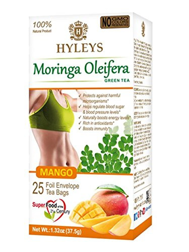 Hyleys Moringa Oleifera Mango Tea- 25 Tea Bags