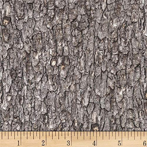 Elizabeths Studio Landscape Medley Tree Bark Quilt Fabric Gray Quilt Fabric By The Yard