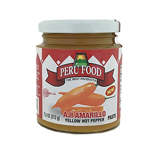 Peru Food Aji Amarillo Paste - Hot Yellow Pepper Paste - 7_5 ounces Jar