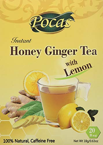 Pocas Instant Honey Ginger Tea with Lemon 20 bags