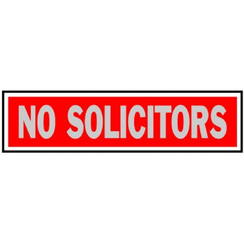 Hy-Ko Prod Co 2X8 No Solicitors Sign Pack Of 10 427 Signs Hy-Ko Prod Co 2X8 No Solicitors Sign Pack Of 10 427 Signs