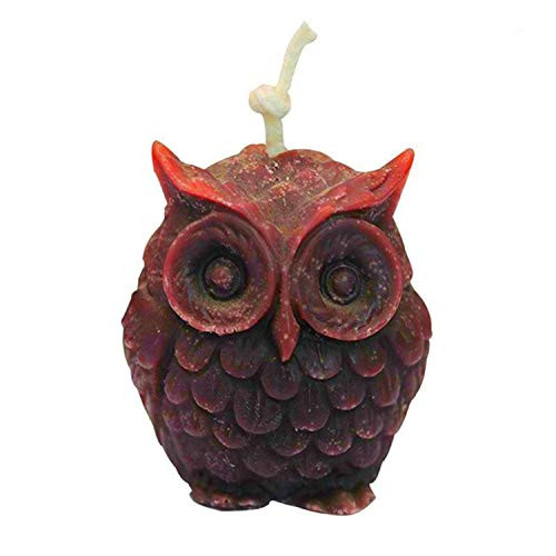 Great Mold Owl Candle Mold 3D Silicone Mold for Homemade Candle Mini Soap Lotion Bar Fondant Chocolate Candy Cake Decorating Molds
