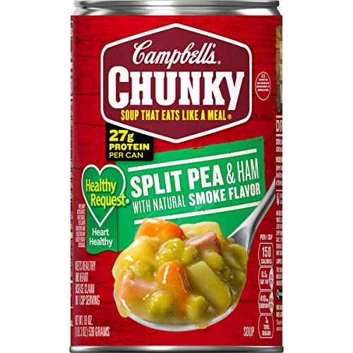 Campbells Chunky Healthy Request Split Pea and Ham with Natural Smoke Flavor Soup 19 oz_ Campbells Chunky Healthy Request Split Pea and Ham with Natural Smoke Flavor Soup 19 oz_