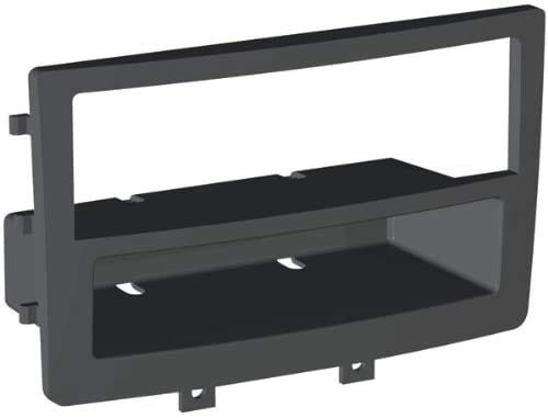 Scosche NN1456B Compatible with 2006-08 Nissan 350z ISO Double DIN  and  DINPocket Dash Kit Black