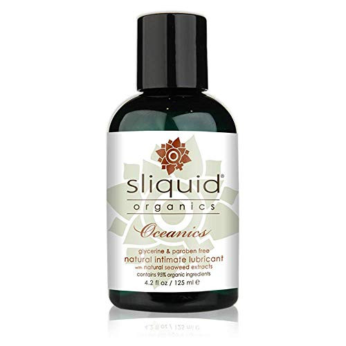 Sliquid Organics Lubricant Oceanics with Carrageenan nori  and  wakame  - 4_2 oz