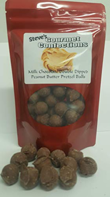 Steves Gourmet Confections Milk Chocolate Double Dipped Peanut Butter Pretzel Balls Steves Gourmet Confections Milk Chocolate Double Dipped Peanut Butter Pretzel Balls