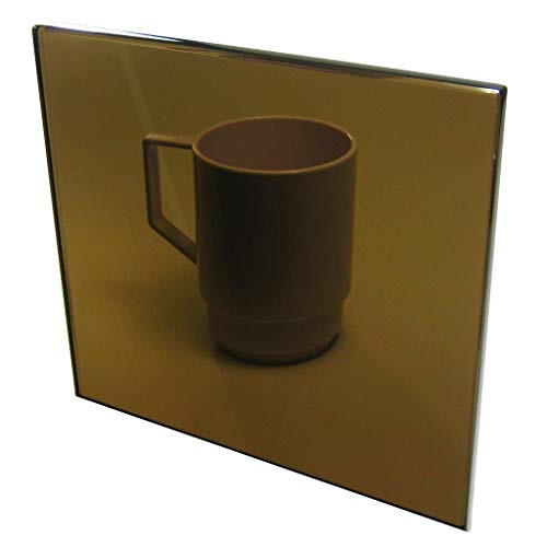 18 3mm Dark Tinted Bronze 12x12 Translucent Acrylic Plexiglass 0_118 Thick 2370 Sheet AZM