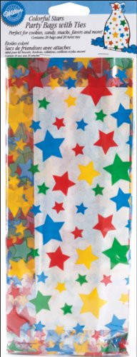 Wilton Colorful Stars Party Bags 20 count