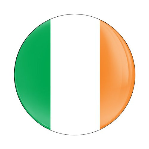 GoBadges CD0186 Flag Ireland - 3 Magnetic Grill BadgeUV Stable  and  Weather-ProofWorks Grill Badge Holder