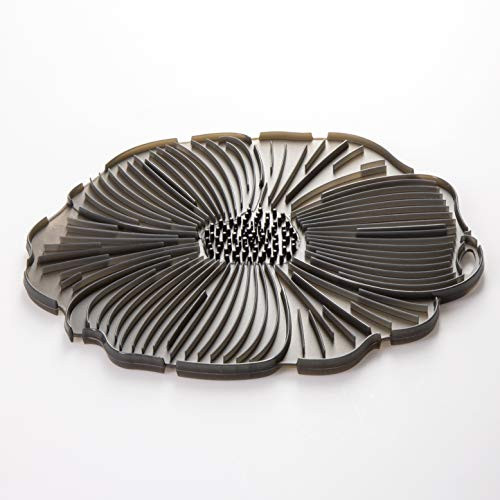 Charles Viancin Silicone Poppy Pop Trivet Black 8-Inch