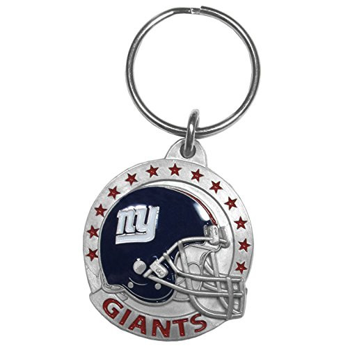 NFL Siskiyou Sports Fan Shop New York Giants Carved Metal Key Chain One Size Team Color