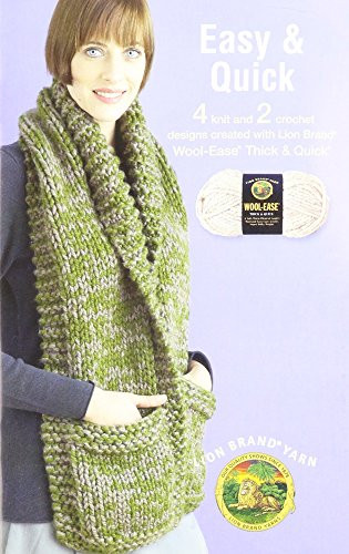 LEISURE ARTS-Easy  and  Quick -Wool-Ease Thick  and  Quick