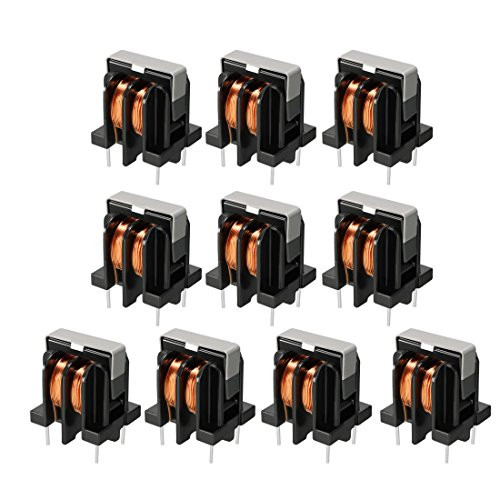 uxcell 10Pcs Toroid Magnetic Inductor Monolayer Wire Wind Wound 20mH Inductance Coil