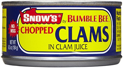 Bumble Bee Snows Chopped Clams in Clam Juice 6_5 oz