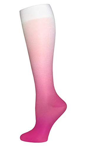 Prestige Medical Soft Compression Socks Pink Ombre 12 Inch 2 Count