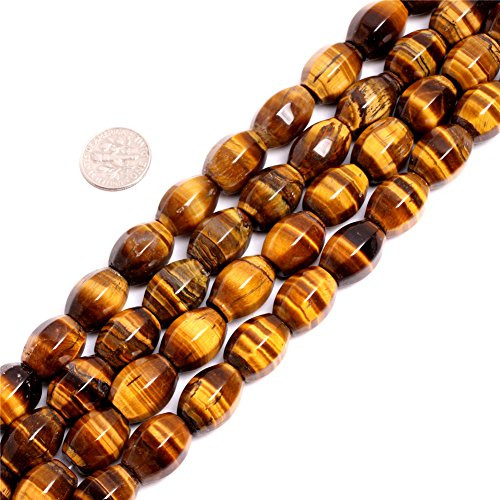 GEM-Inside Tiger Eye Gemstone Loose Beads Natural 12x16mm Crystal Energy Stone Power for Jewelry Making 15 GEM-Inside Tiger Eye Gemstone Loose Beads Natural 12x16mm Crystal Energy Stone Power for Jewelry Making 15