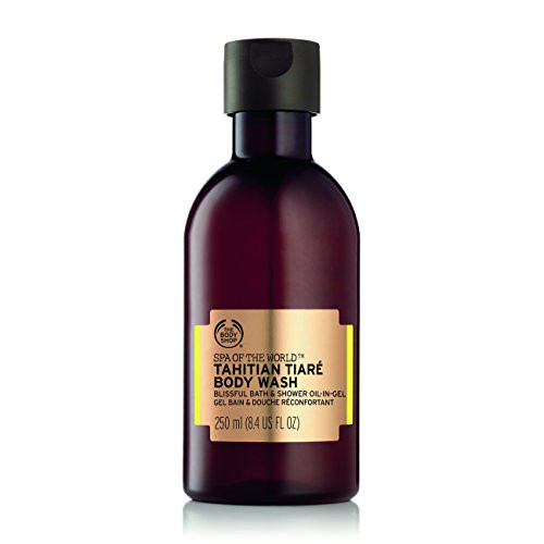 The Body Shop Spa of the World Tahitian Tiare Bath  and  Shower Oil-in-Gel 8_4 Fluid Ounce
