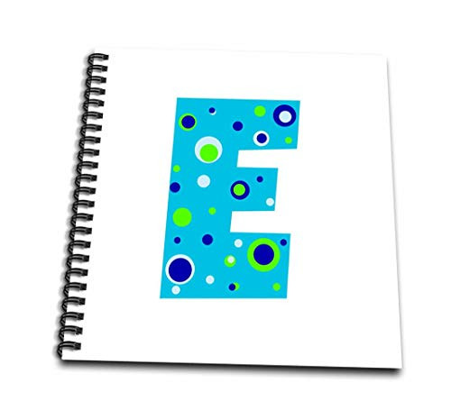 3dRose db-224087-3 Boys Blue Letter E Mini Notepad 4 x 4