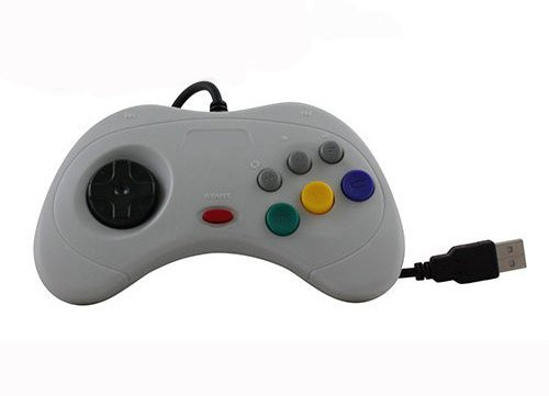 CHILDMORY Childhood PC USB Controller Gamepad Joypad for Sega Saturn System Classic Style