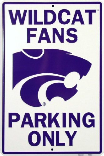 Kansas State UNIV Metal Parking Sign 12 x 18 Embossed